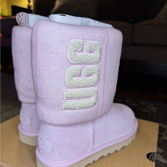 UGG Womens Classic Short Fur Jersey Cozy - Picture 4 of 9